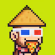 Pixel Monkey Hood #3963