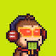 Pixel Monkey Hood #3978