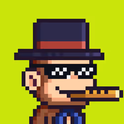 Pixel Monkey Hood #5433