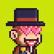 Pixel Monkey Hood #5309