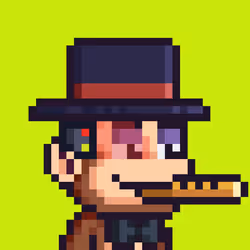 Pixel Monkey Hood #2600