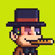 Pixel Monkey Hood #2600