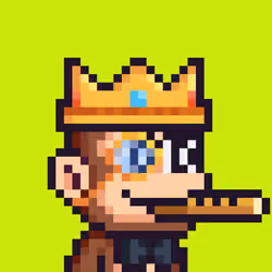 Pixel Monkey Hood #3399