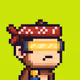 Pixel Monkey Hood #2287