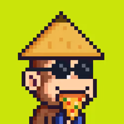 Pixel Monkey Hood #1908