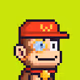 Pixel Monkey Hood #2241