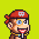 Pixel Monkey Hood #5012