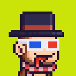 Pixel Monkey Hood #3586