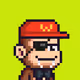 Pixel Monkey Hood #3449