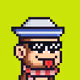 Pixel Monkey Hood #4360