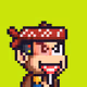 Pixel Monkey Hood #3929