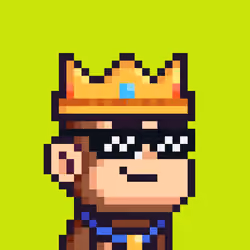 Pixel Monkey Hood #4189