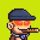 Pixel Monkey Hood #5397