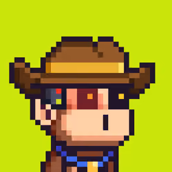 Pixel Monkey Hood #2140