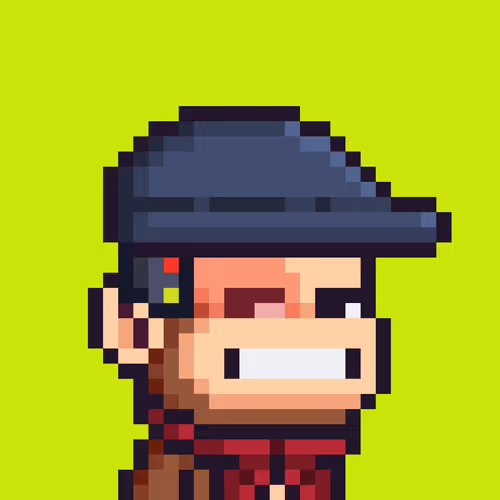 Pixel Monkey Hood #387