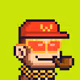 Pixel Monkey Hood #1046