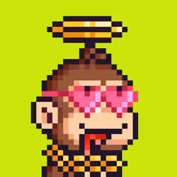 Pixel Monkey Hood #4350