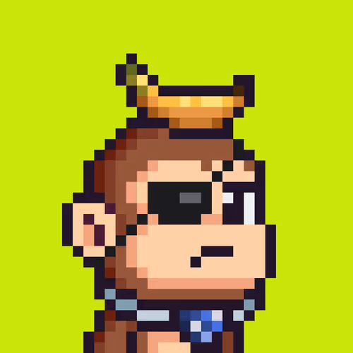 Pixel Monkey Hood #5533