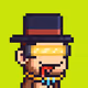 Pixel Monkey Hood #5013