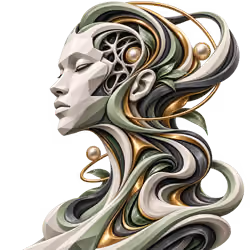 Sage Charcoal Verdant Flux