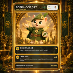 Robinhood Cat Collector Card #3212