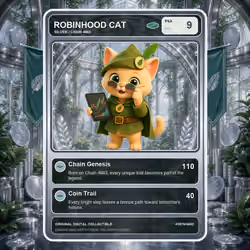 Robinhood Cat Collector Card #3576