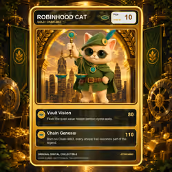 Robinhood Cat Collector Card #2269