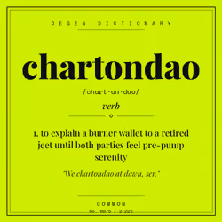 Degen Dictionary #75 · chartondao