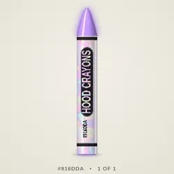 Pre-reveal Pixel Hood Crayon