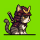 Samurai Armor Cat #440