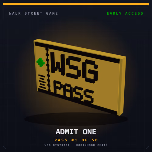 Walk Street Game Early Access Pass