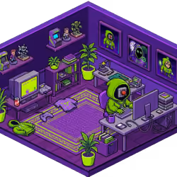 Pixel Hood Room · Mini #894