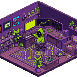 Pixel Hood Room · Mini #1333