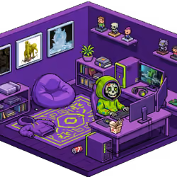 Pixel Hood Room · Mini #466