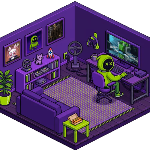 Pixel Hood Room · Mini #638