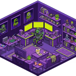 Pixel Hood Room · Mini #370