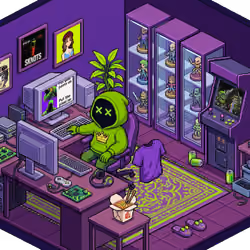 Pixel Hood Room · Mini #1177