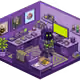 Pixel Hood Room · Mini #696