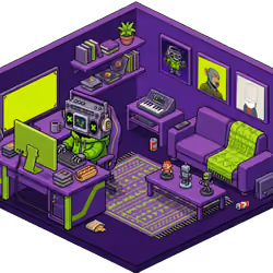 Pixel Hood Room · Mini #827