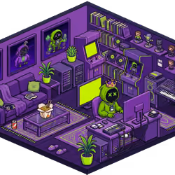 Pixel Hood Room · Mini #709