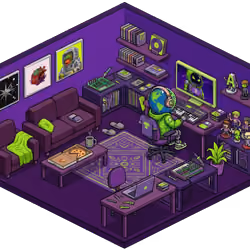 Pixel Hood Room · Mini #775