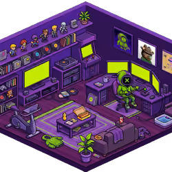 Pixel Hood Room · Mini #683