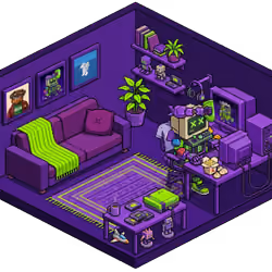 Pixel Hood Room · Mini #590