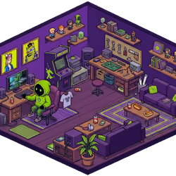 Pixel Hood Room · Mini #205