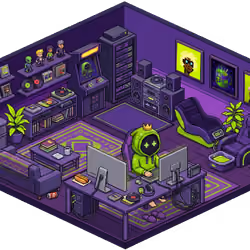 Pixel Hood Room · Mini #307