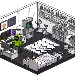 Pixel Hood Room · Mini #911