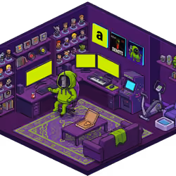 Pixel Hood Room · Mini #707