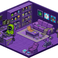 Pixel Hood Room · Mini #247