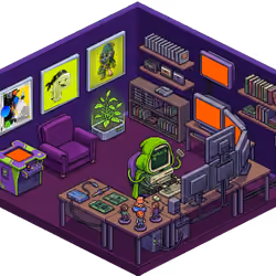 Pixel Hood Room · Mini #870