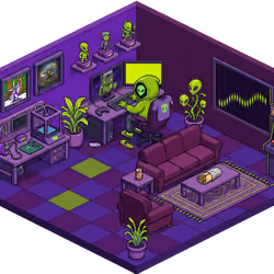 Pixel Hood Room · Mini #1319